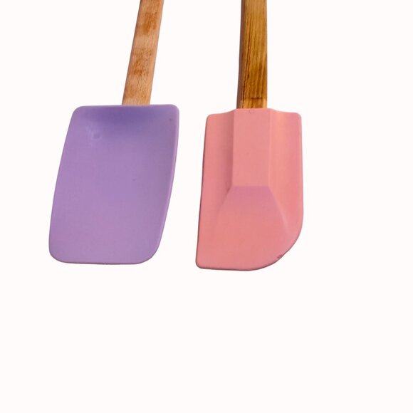 Williams-Sonoma Silicone Spatula Set Heat Resistant Baking Kitchen Cooking Tools - Picture 7 of 15